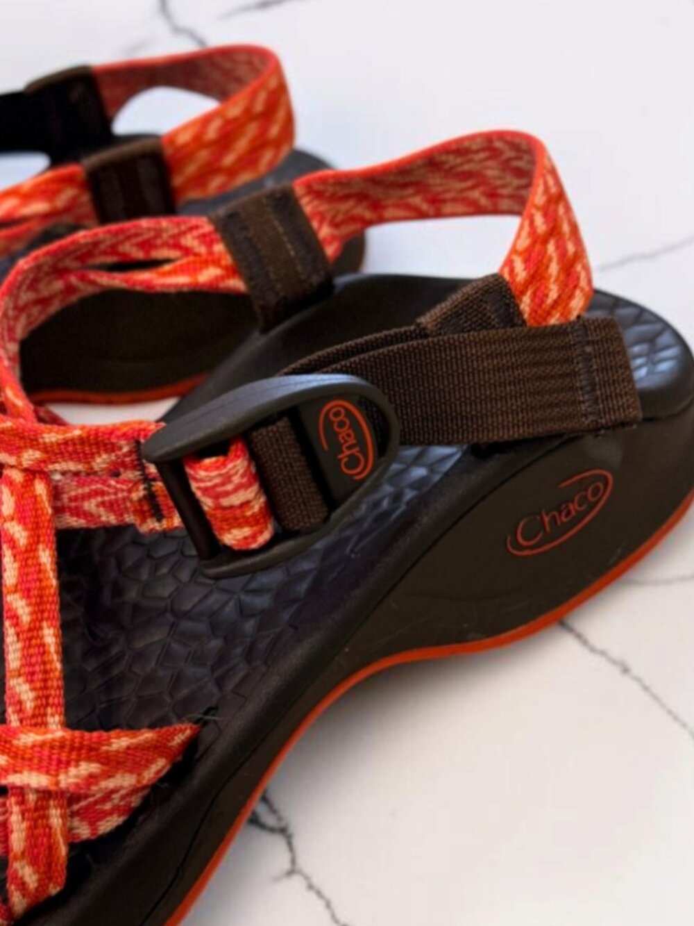 Chaco ZX/2 Classic Double Strap Sandals Women's Size 8 Coral - Picture 6 of 11